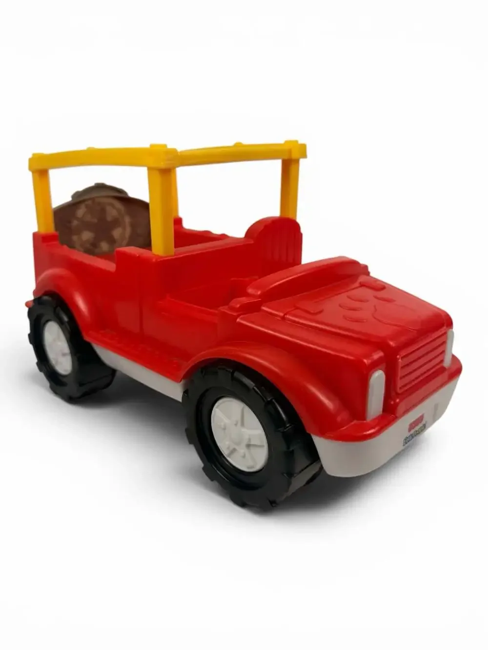 Fisher-Price Little People Zoo Talkers Animal Sound Safari Jeep Truck Red TESTED